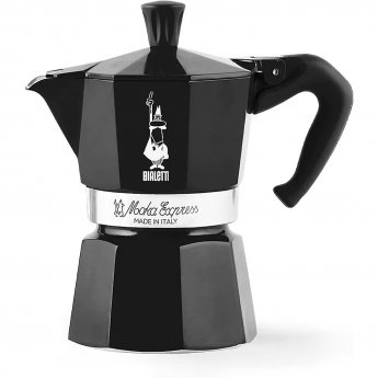 Bialetti Moka Express, Black - 6 cups