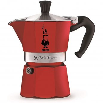 Bialetti Moka Express, Red - 3 cups