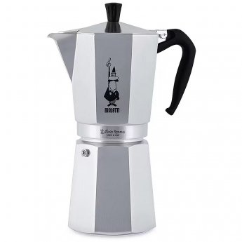 Bialetti Moka Express, Silver - 18 cups