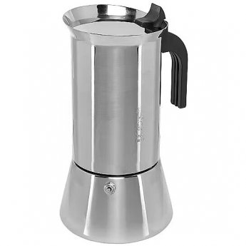 Bialetti Moka, Silver - 10 cups