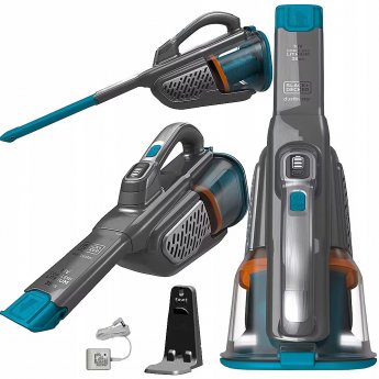 Black & Decker Dustbuster 18V, Grey/Blue