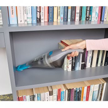 Black+Decker Black & Decker NVC215WA-QW handheld vacuum Blue, Silver Bagless