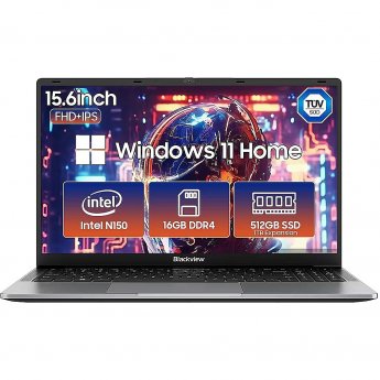 Blackview AceBook 6 N150 15.6”FHD 16GB SSD512 Windows 11 Home Grey