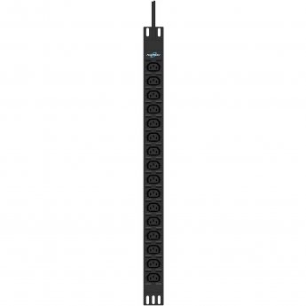 Bluewalker PowerWalker PDU PHB21 16xC13, power supply black, (IEC C20 input)