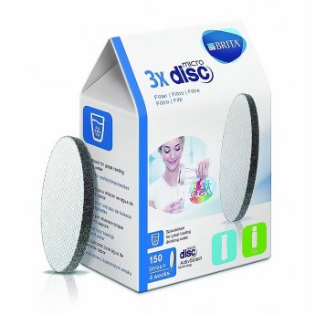 Brita MicroDisc water filter, 3 pcs