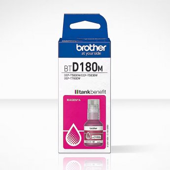 Brother BTD180M Magenta Ink Bottle |
