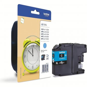 Brother LC125XLC, Cyan Ink Cartridge