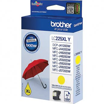 Brother LC225XLY, Yellow Ink Cartridge