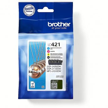 Brother LC-421VAL B/C/M/Y BLISTER DCP-J1050DW/J1140DW/MFC-J1010DW