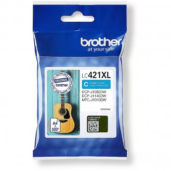 Brother LC-421XLC CYAN 500 PAGES DCP-J1050DW/J1140DW/MFC-J1010DW