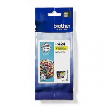 Brother LC-424Y INK YELLOW F/ DCP-J1200W F/ 750P.