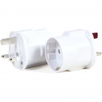 Cablexpert AC power adapter, EU Schuko socket to UK plug, 13 A | A-AC-EUFUKM-01 | Power adapter