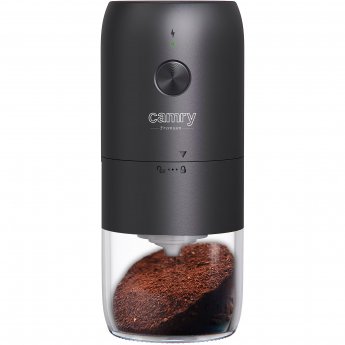 Camry CR 4302 Cordless USB Electric Coffee Grinder, Black