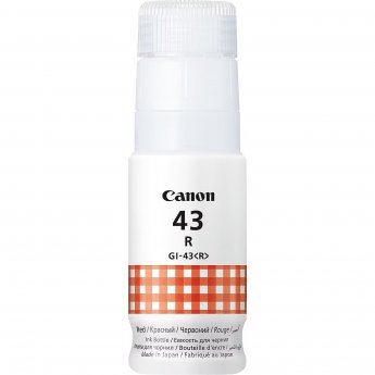 Canon GI-43 R EMB RED INK BOTTLE .