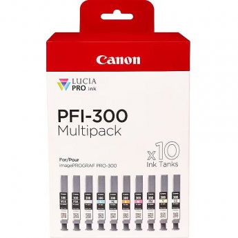 Canon PFI-300 10INK MULTI PACK MBK/PBK/C/M/Y/PC/PM/R/GY/CO