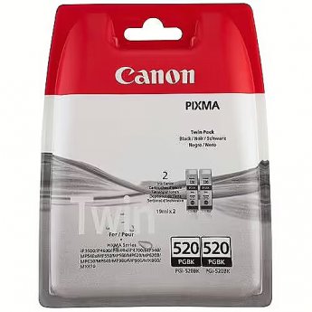 Canon PGI-520BK, Black Twin Pack