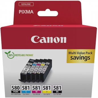 Canon PGI-580/CLI-581 PGBK/C/M/Y/BK MULTI SEC