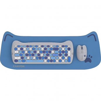 Canyon HSET-W6, Combo, Kitty Edition, Blue