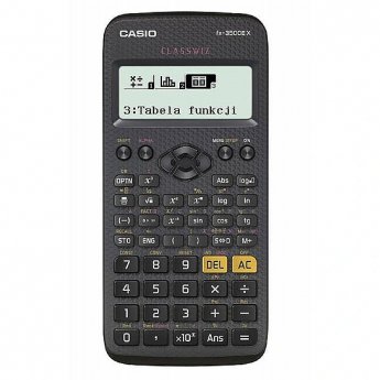 Casio SCIENTIFIC CALCULATOR FX-350CEX, 379 FUNCTIONS, 77X166MM, BLACK