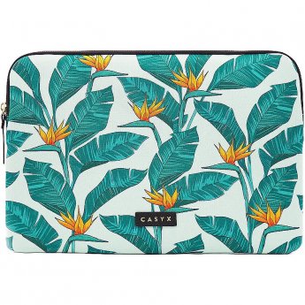 Casyx Sleeve for MacBook, 13-14", Birds of Paradise