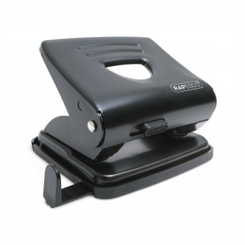 Caurumotājs Rapesco 825, 2 caurumi, 25 lapas, melns.