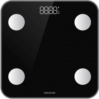 Cecotec Bathroom Scales | Surface Precision Smart | Maximum weight (capacity) 180 kg | Black