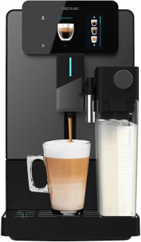 Cecotec Coffee machine | Cremmaet Latte Touch | Pump pressure 19 bar | Built-in milk frother | Super-automatic | Black | 1500 W