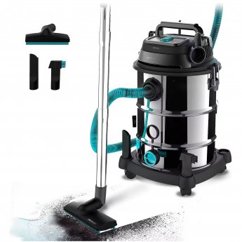 Cecotec Vacuum cleaner | Conga Rockstar Wet & Dry Steel Max Pro | Corded operating | 1600 W | 220-240 V | Silver/Black