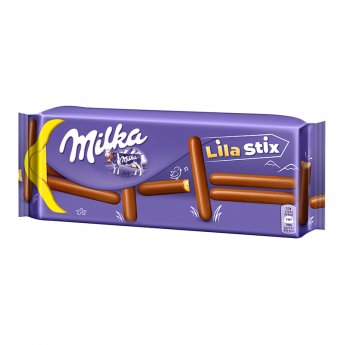 Cepumi MILKA, Lila Stix, 112 g