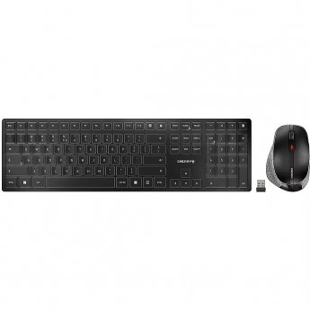 Cherry DW 9500 SLIM COMBO WIRELESS, BLACK, BELGIUM