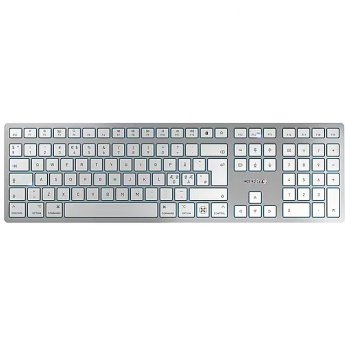 Cherry KW 9100 SLIM FOR MAC KEYBOARD WIRELESS SILVER UK-ENGLISH