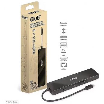Club3D NB ACC DOCKING STATION 6IN1/USB-C 100W CSV-1584