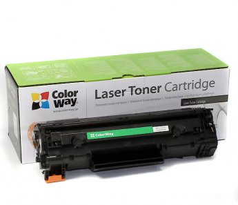 ColorWay Toner Cartridge, Black, Canon: 725, HP CE285A