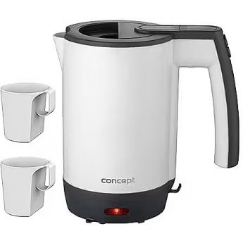 Concept Tourist kettle RK7030 + 2 mugs