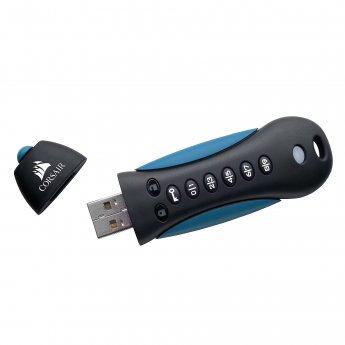 Corsair Padlock 3, 64GB, Black & Blue