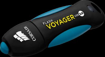 Corsair Voyager, 64GB, Black & Blue