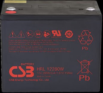 Csb Battery Battery 12V 6Ah 25W Pb F2 | HRL1225W