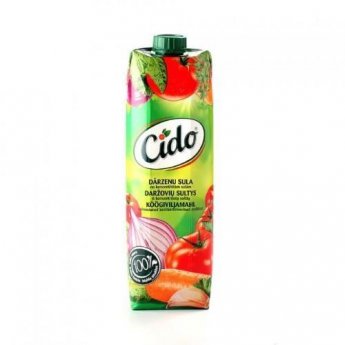 Dārzeņu sula CIDO, 1l