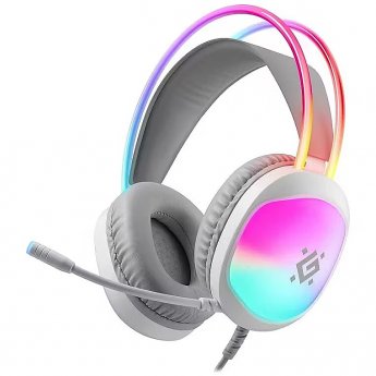 Defender HEADPHONES DEFENDER ECLIPSE RGB WHITE