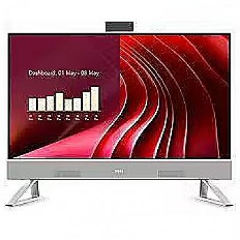 Dell Monoblock PC|DELL|EC27250|Business|All in One|CPU Core i5|i5-1334U|1300 MHz|Screen 27"|RAM 16GB|DDR5|5200 MHz|SSD 512GB|Graphics card Intel Iris Xe|Integrated|ENG|Windows 11 Pro|Colour White|EC27250_RPLU-R_004_NOKB