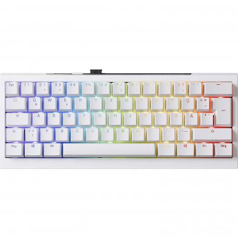 Ducky One X Mini Wireless, Gaming, RGB - Ducky Inductive Switch, ISO (DE), weiß