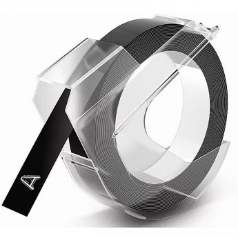 DYMO DY EMB 3/8 9MM 10PK BLK TAPE GLOBAL