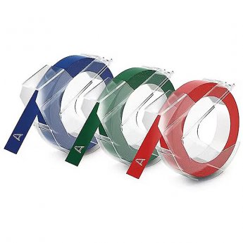 DYMO embossing tape 3D 9mm 3m 3tk p/s/m