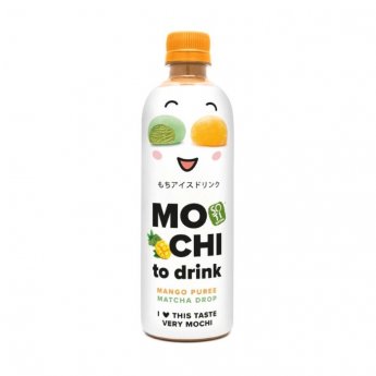 Dzēriens SOTI NATURAL Mochi, ar mango un matčas garšu, HDPE, 0.5l