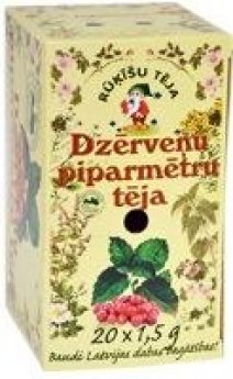Dzērveņu piparmētru tēja 20x1,5g
