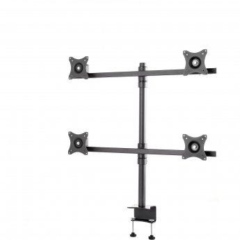 Edbak Desk mount for 4 monitors, 19-27"