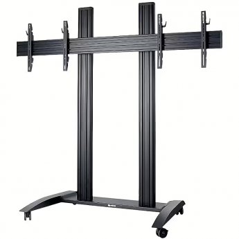 Edbak Premium line videoconferencing cart for 2 screens, 42-55"