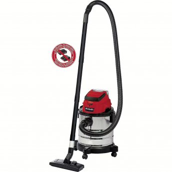 Einhell TC-VC 18/20 Li S-Solo 18V, Red/Silver - without battery and charger 