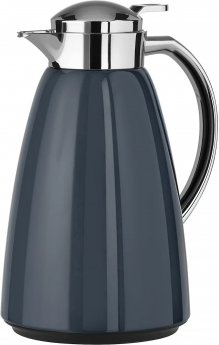 Emsa CAMPO vacuum jug, 1 liter (anthracite/stainless steel, QUICK TIP closure)