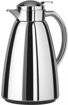 Emsa CAMPO vacuum jug, 1 liter (chrome, QUICK TIP closure)